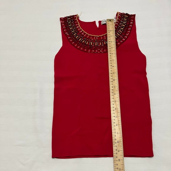 Bianca Nygard  Sleeveless beaded top size 4 - 6 - Picture 4 of 7